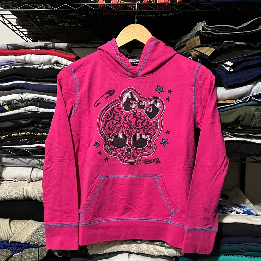Monster High Pink Hoodie with Polka Dot Lining